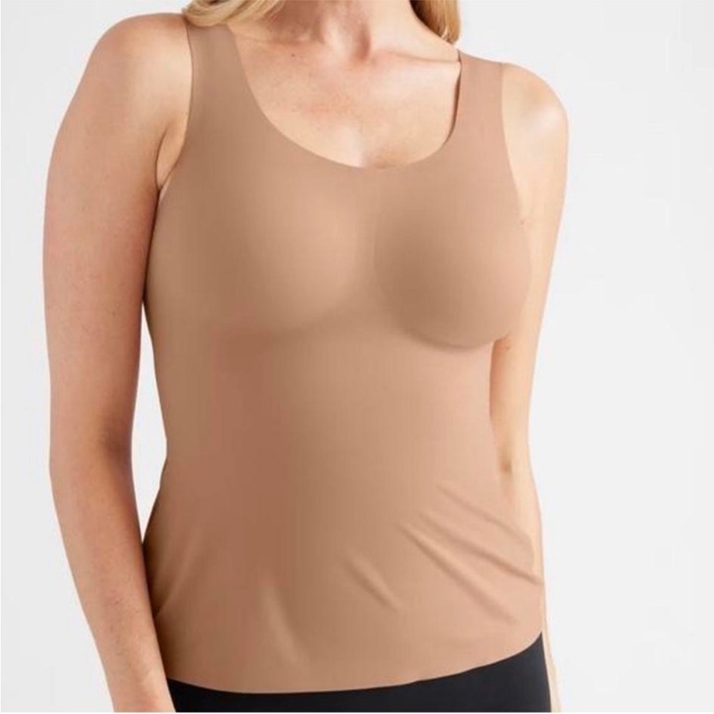Knix Nude Evolution Smoothing Tank Built In Bra Size XXL NWT